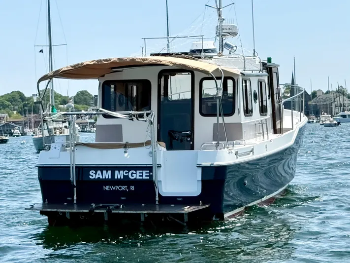 Sam Mcgee Yacht Photos Pics 2009 Ranger Tugs R-29 boat named "Sam McGee" in Newport harbor.