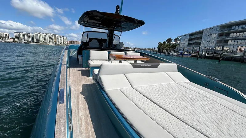  Yacht Photos Pics 2022 Solaris Power 44 yacht with sleek design, spacious deck, and modern amenities on the water.
