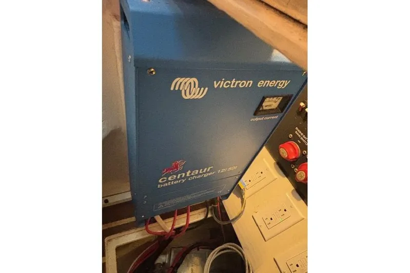 The Riddler Yacht Photos Pics Victron Energy Centaur battery charger in 2009 Tiara Yachts 3600 Open.