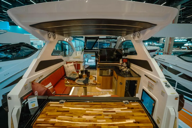  Yacht Photos Pics Luxurious interior of 2025 NHD 365 HT PLUS yacht with modern amenities and stylish design.