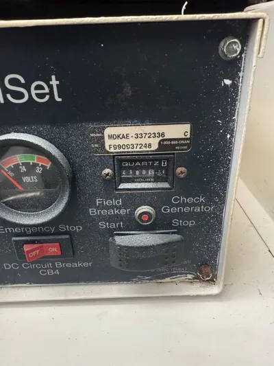 Shelly Anne Yacht Photos Pics Control panel of a 2000 Tiara Yachts 5200 Express with voltmeter and hour meter.