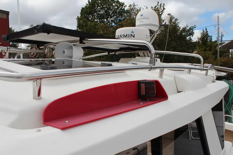 Shake N Bake Yacht Photos Pics 2013 Cutwater 28 LE boat with Garmin and TracVision equipment on deck.