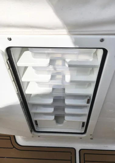  Yacht Photos Pics Ventilation panel on 2020 Southport 33 FE boat deck.