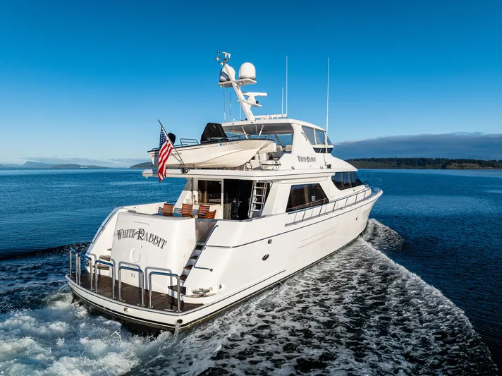 White Rabbit Yacht Photos Pics transom view