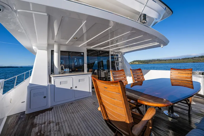 White Rabbit Yacht Photos Pics Aft deck 1