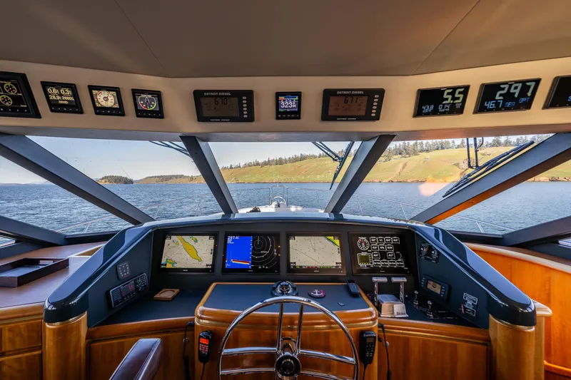 White Rabbit Yacht Photos Pics PH helm 1