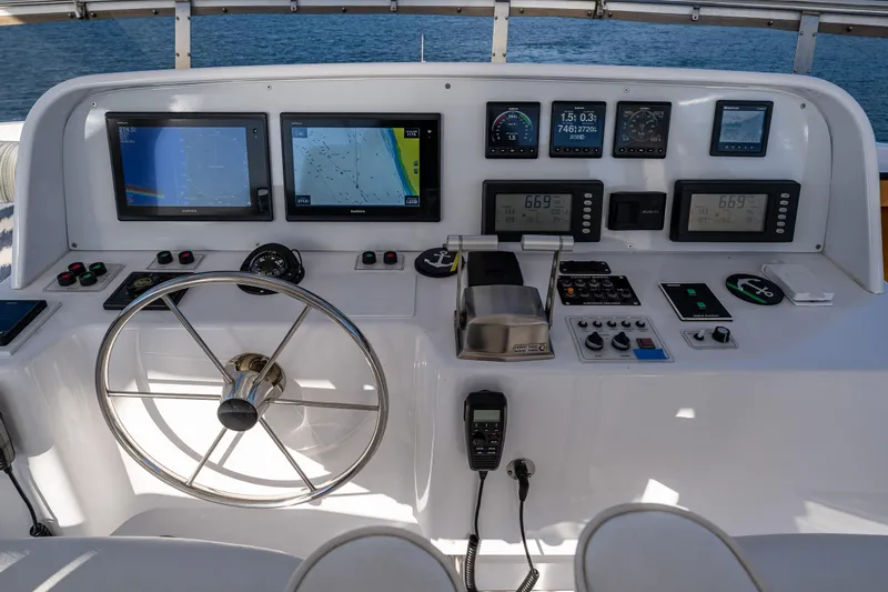 White Rabbit Yacht Photos Pics FB helm 1