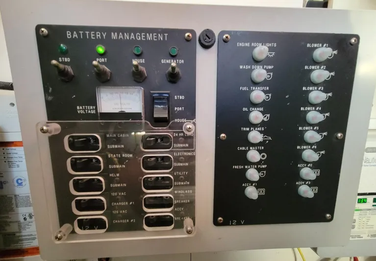 'aquaholic' Yacht Photos Pics Electrical Control Panel