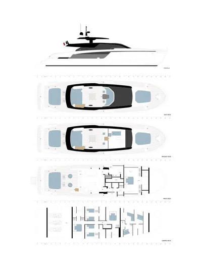 X98 Rph Yacht Photos Pics 2026 Extra X98 RPH yacht design and floor plans.