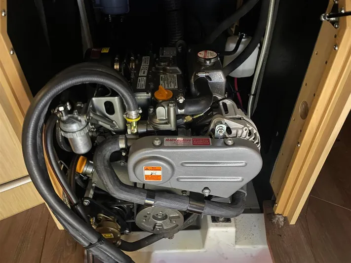 Rock Chalk Yacht Photos Pics 30 HP Yanmar with Sail Drive  232 Hours