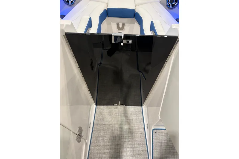  Yacht Photos Pics 2026 Regal LS6 Surf boat interior with sleek seating and modern design.