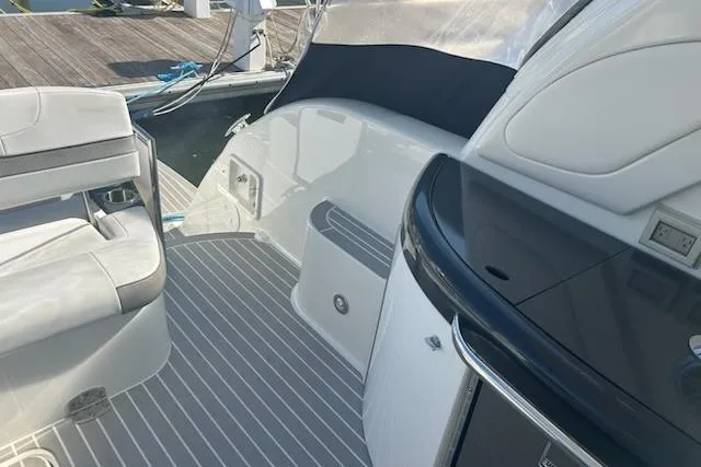 Sea Star Yacht Photos Pics 2018 Formula 40 Performance Cruiser deck with seating and sleek design.