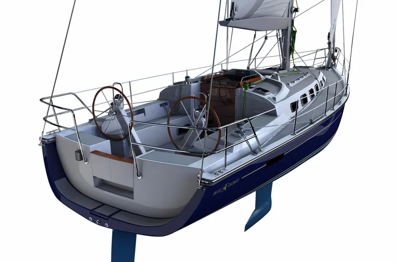 Salacia Yacht Photos Pics Manufacturer Provided Image: Blue Jacket 40 Stern