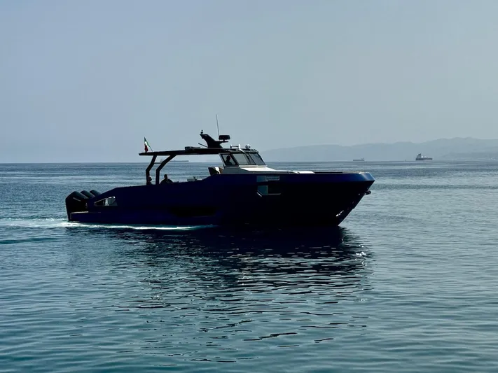  Yacht Photos Pics Aicon Audace 50 yacht cruising on calm waters, 2025 model.