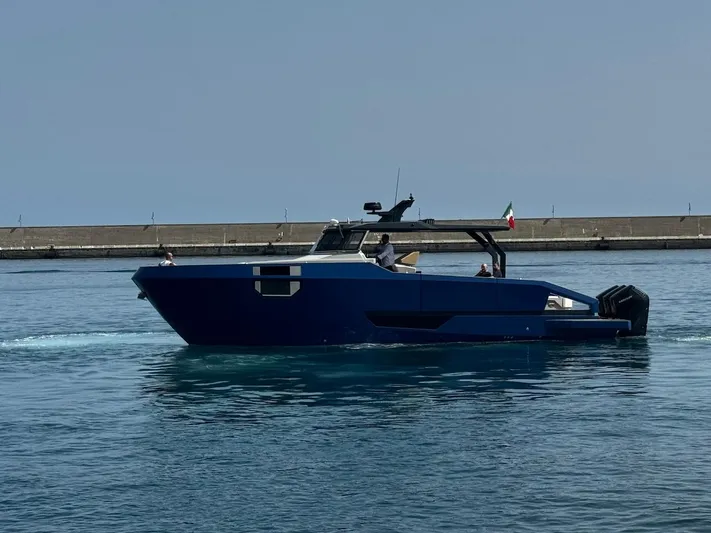  Yacht Photos Pics 2025 Aicon Audace 50 yacht cruising in calm waters.