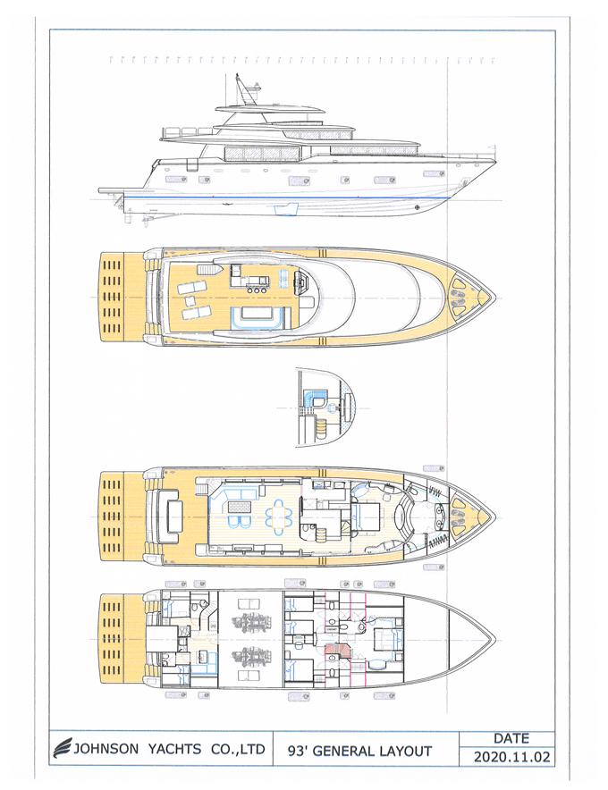 2023 Johnson Motor Yacht w/Open Flybridge