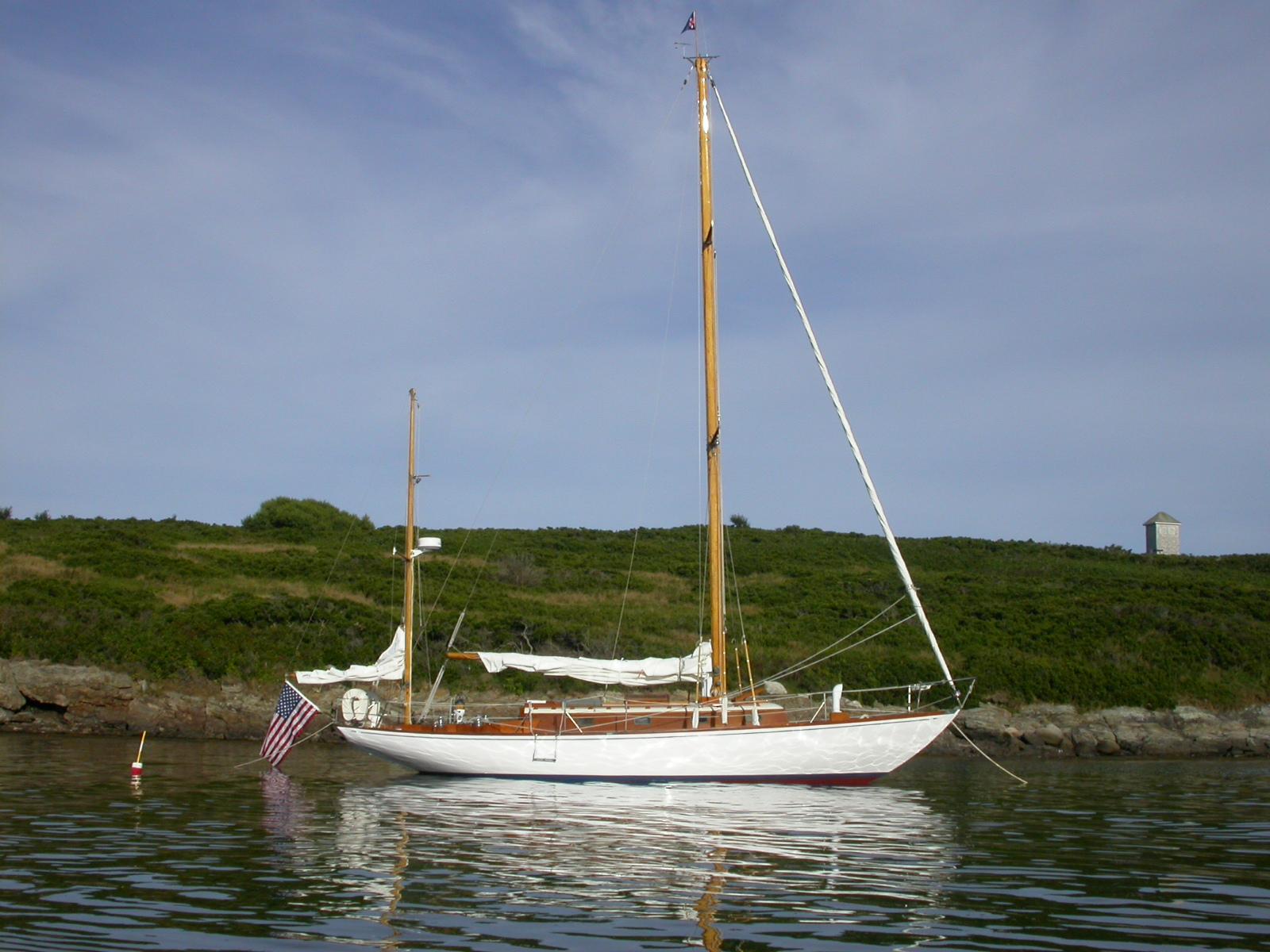 1984 sparkman and stephens nevins 40' sailboat