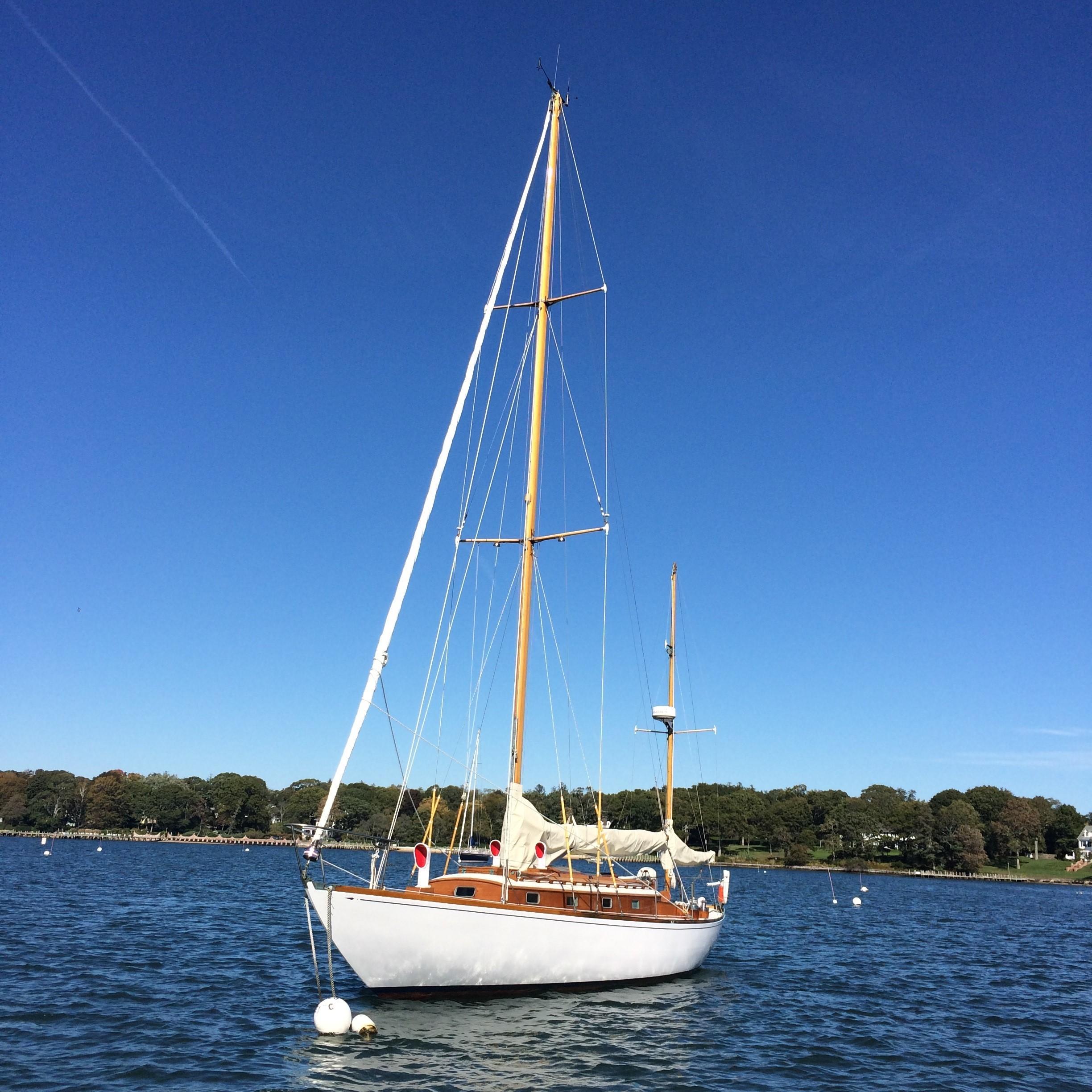 1984 sparkman and stephens nevins 40' sailboat