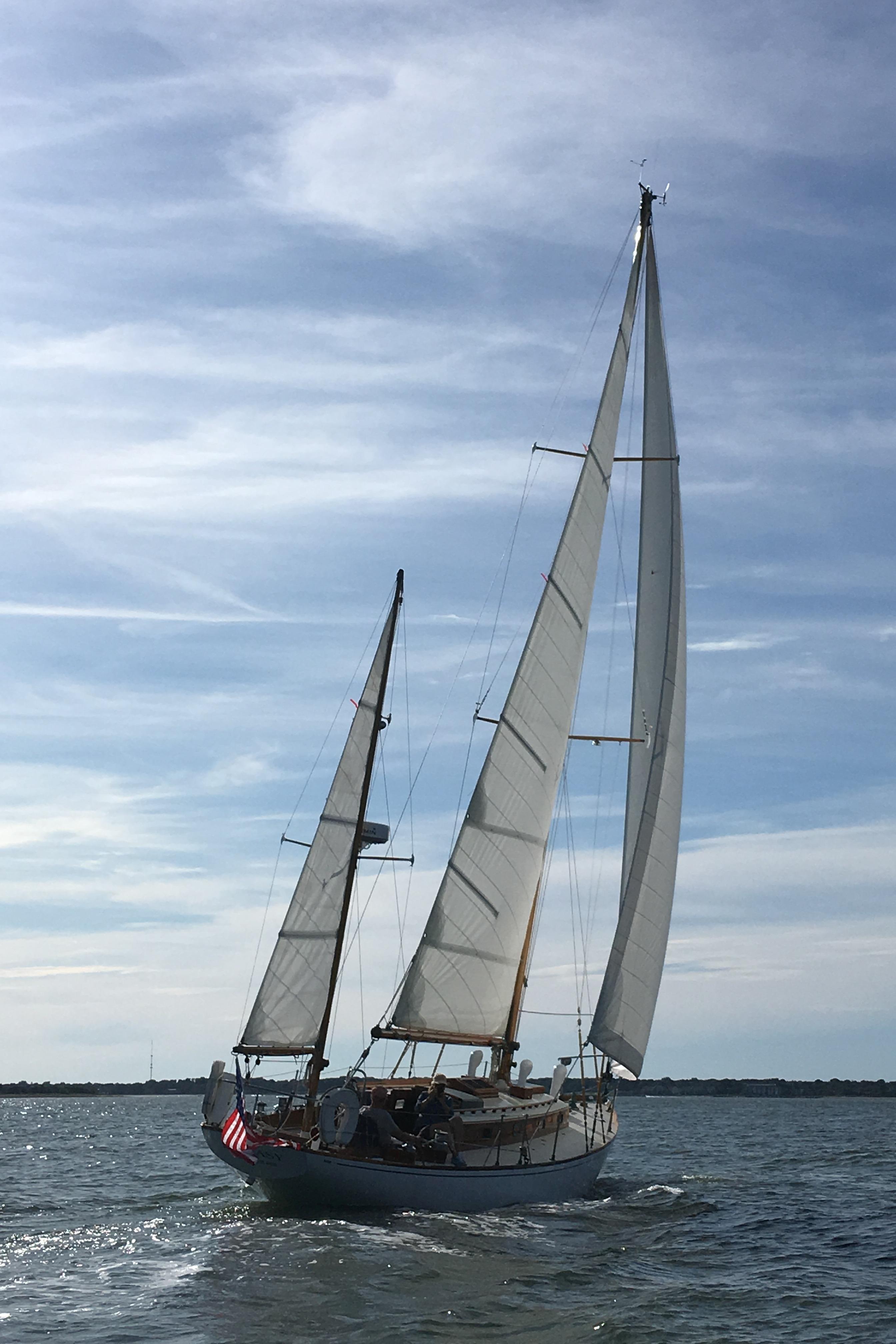 1984 sparkman and stephens nevins 40' sailboat