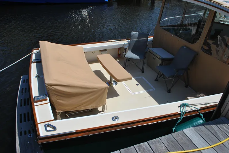 Octavia Yacht Photos Pics Cockpit with covers