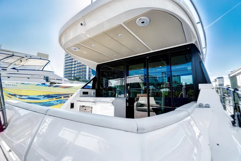 "seadancer" Yacht Photos Pics 2022 Regal 38 XO yacht with sleek design and modern amenities.