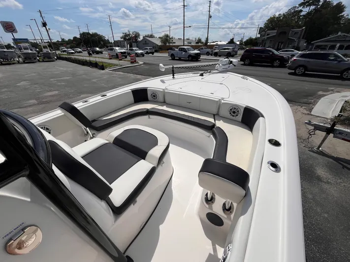  Yacht Photos Pics 2023 Tidewater 2700 Carolina Bay boat with spacious seating and modern design.