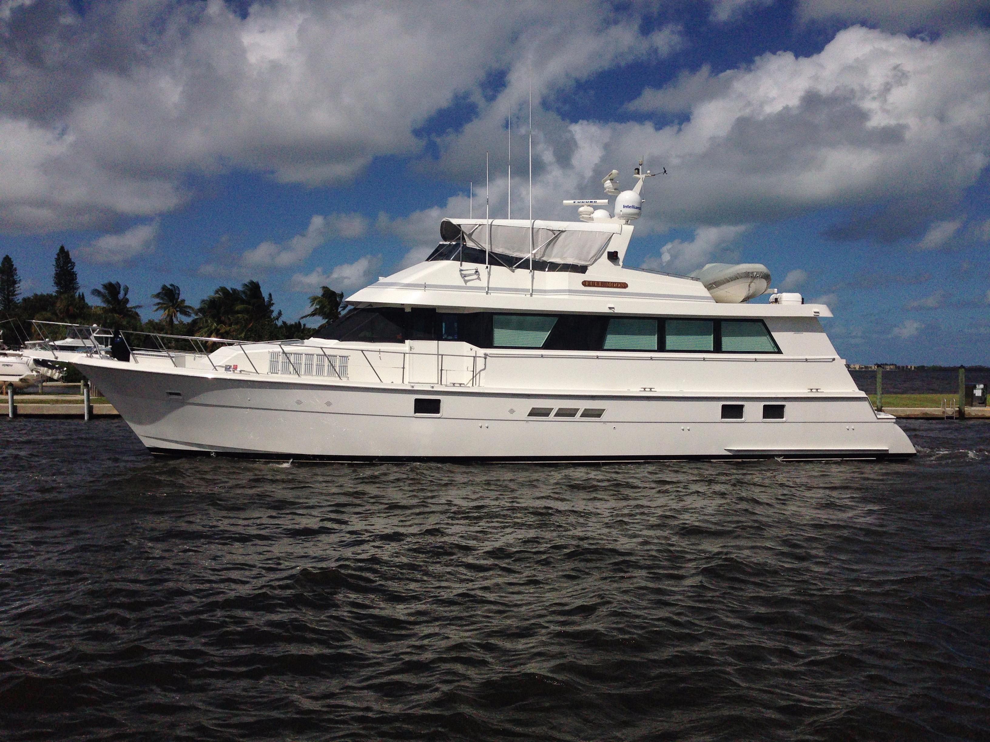 used hatteras motor yachts