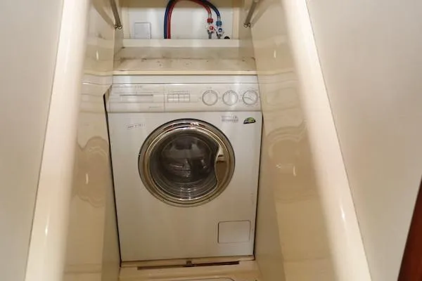 Coastal Pioneer Yacht Photos Pics Washing machine in 2002 Fairline Phantom 50 yacht interior.