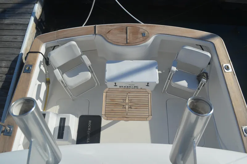 Rock & Roll Yacht Photos Pics Cockpit view from helm