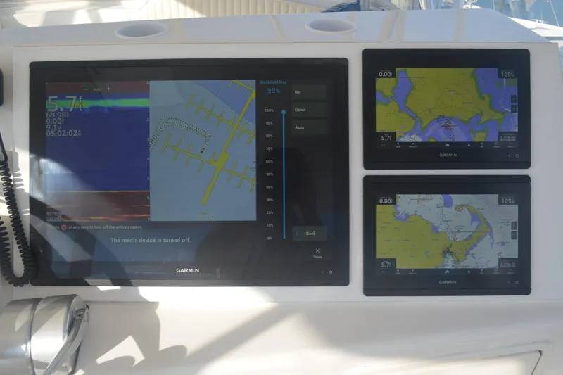 Rock & Roll Yacht Photos Pics Helm display