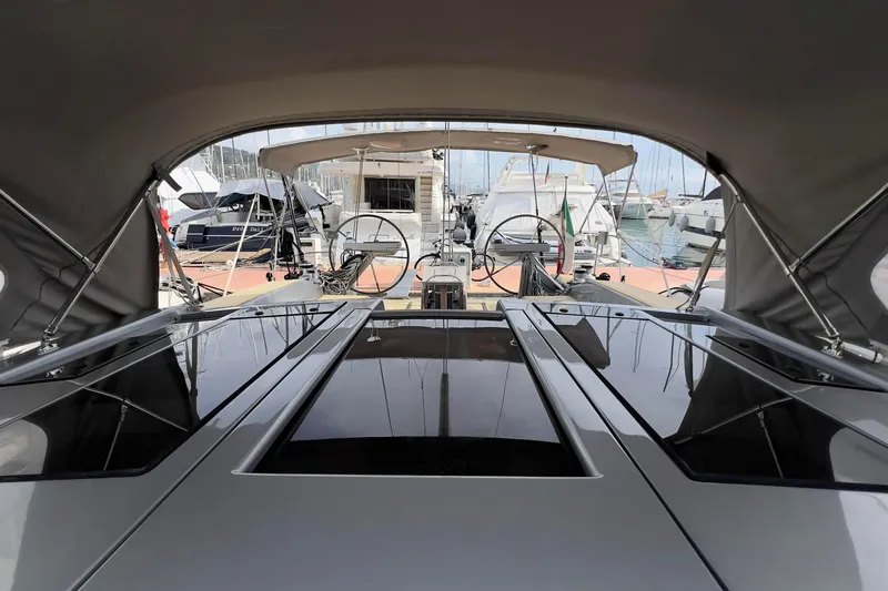  Yacht Photos Pics 2017 Grand Soleil 52 LC yacht interior with sleek design and modern amenities.