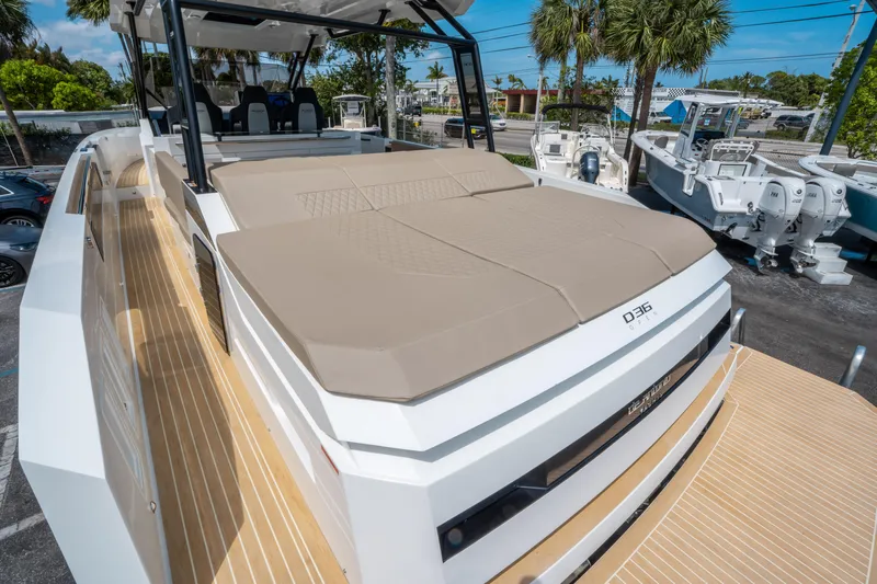  Yacht Photos Pics 2025 De Antonio Yachts D36 OPEN with spacious deck and modern design.