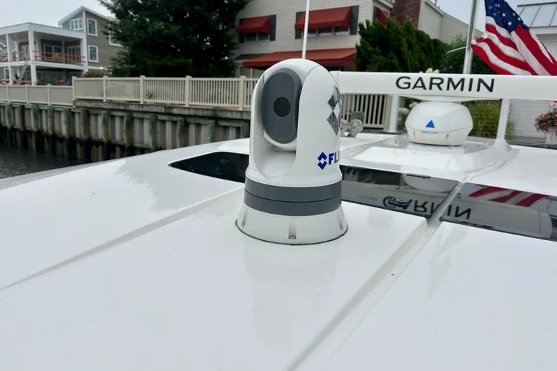  Yacht Photos Pics 2022 Tiara Yachts 38 LS with Garmin and FLIR technology on deck.