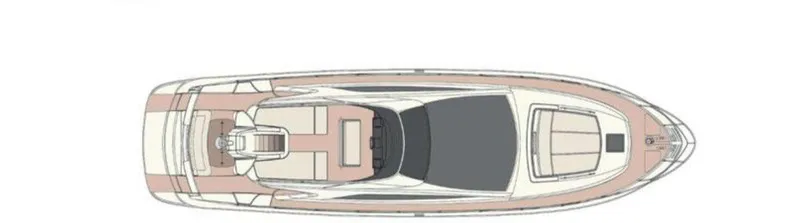  Yacht Photos Pics Top view schematic of a 2009 Riva Sportriva yacht design.