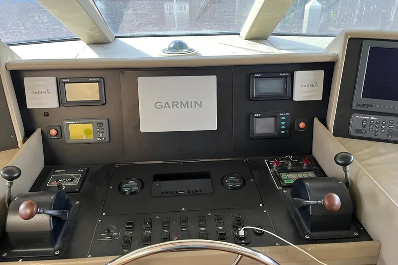 Mon Sheri Yacht Photos Pics Updated dash with Veratron engine data screen