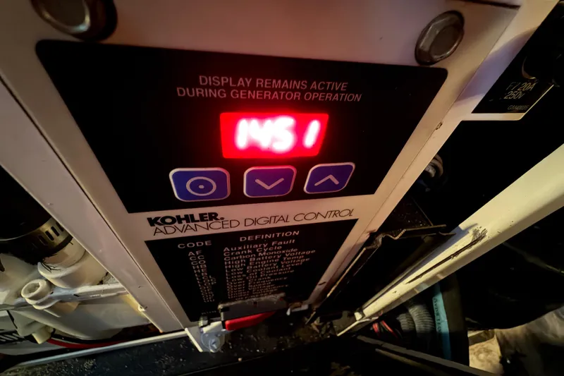  Yacht Photos Pics Kohler advanced digital control panel on 2006 Sea Ray 40 Sundancer boat.