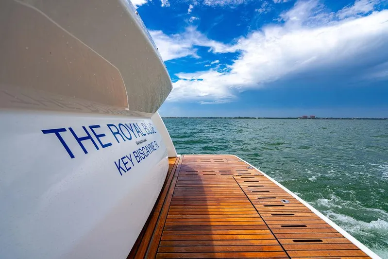 The Royal Blue Yacht Photos Pics Beneteau GRAN TURISMO 49 yacht, 2015, with wooden deck, ocean view, blue sky.