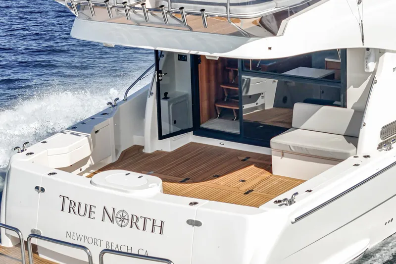 True North Yacht Photos Pics 2020 Maritimo M59 yacht "True North" cruising near Newport Beach, CA.
