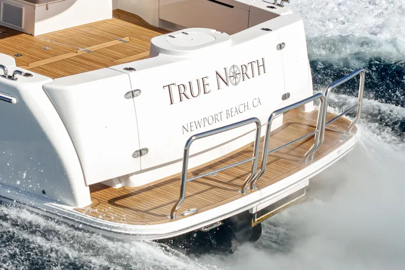 True North Yacht Photos Pics 2020 Maritimo M59 yacht "True North" cruising in Newport Beach, CA waters.