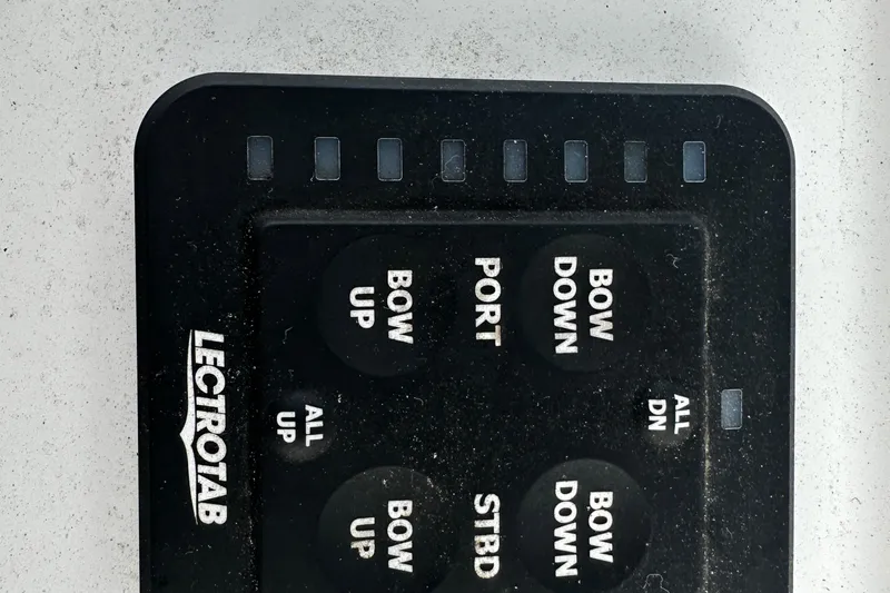  Yacht Photos Pics Control panel of a 2023 Sportsman Open 282 Center Console boat.