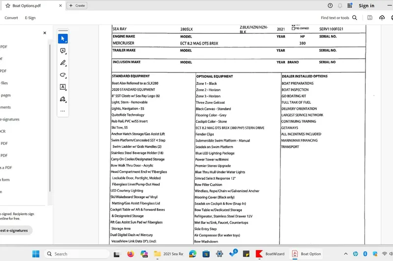 Lowest Priced 280slx In Mint Condition Yacht Photos Pics 2021 Sea Ray SLX 280 boat options list with standard and optional equipment details.