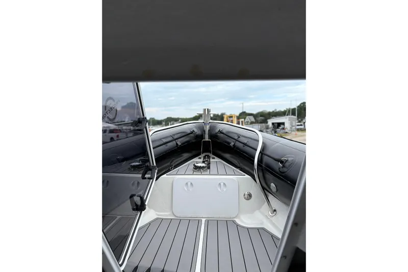 Protector Yacht Photos Pics 2020 Protector 310 Targa boat interior with sleek design and modern features.