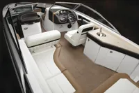 Manufacturer Provided Image: 2014 Cobalt 26SD boat interior with luxurious seating and modern dashboard.