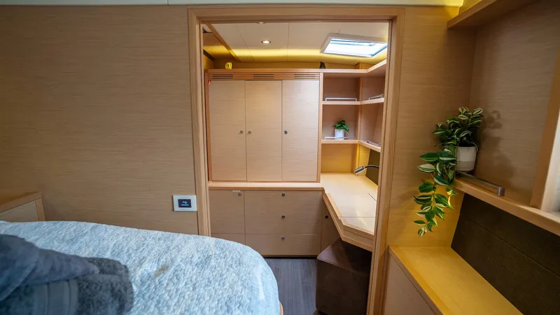 Respite At Sea Yacht Photos Pics Guest Storage and Study