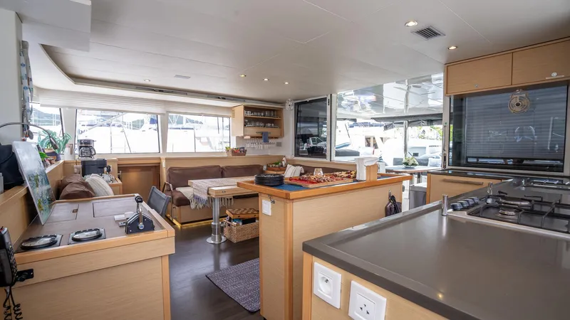 Respite At Sea Yacht Photos Pics Saloon & Galley