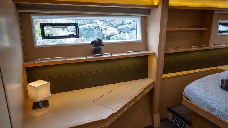 Respite At Sea Yacht Photos Pics Guest Study in Port Aft Cabin