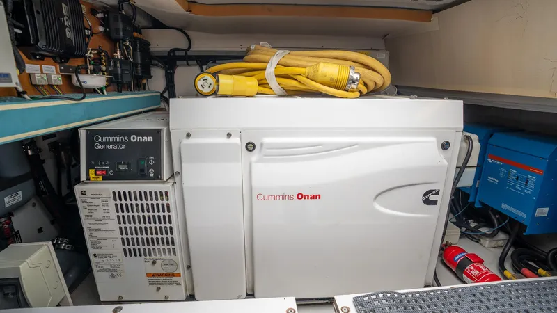 Respite At Sea Yacht Photos Pics 17.5kW Onan Cummins Generator