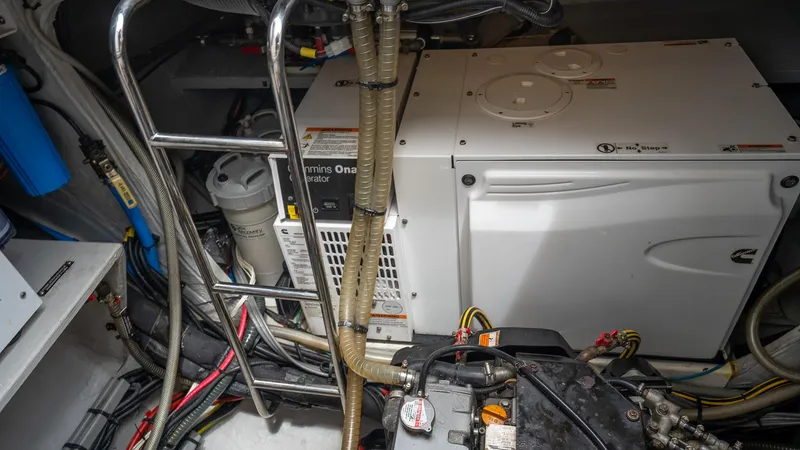 Respite At Sea Yacht Photos Pics 13.5kW Onan Cummins Generator