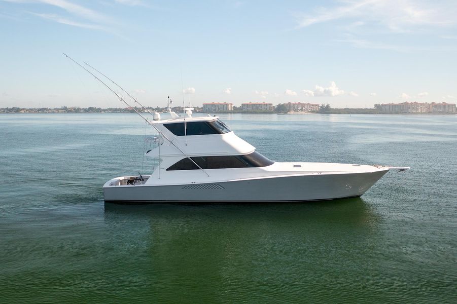 2001 Viking 61 Enclosed Bridge