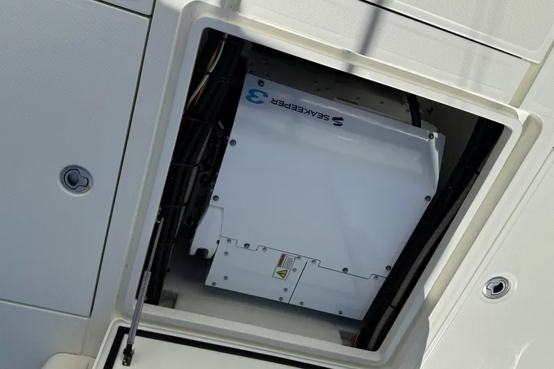 Seavee 37 Yacht Photos Pics 2021 SeaVee 37 boat with Seakeeper 3 stabilizer system installed.